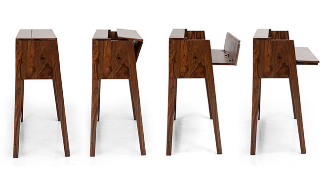 EDWARD STUDY TABLE  (Honey)
